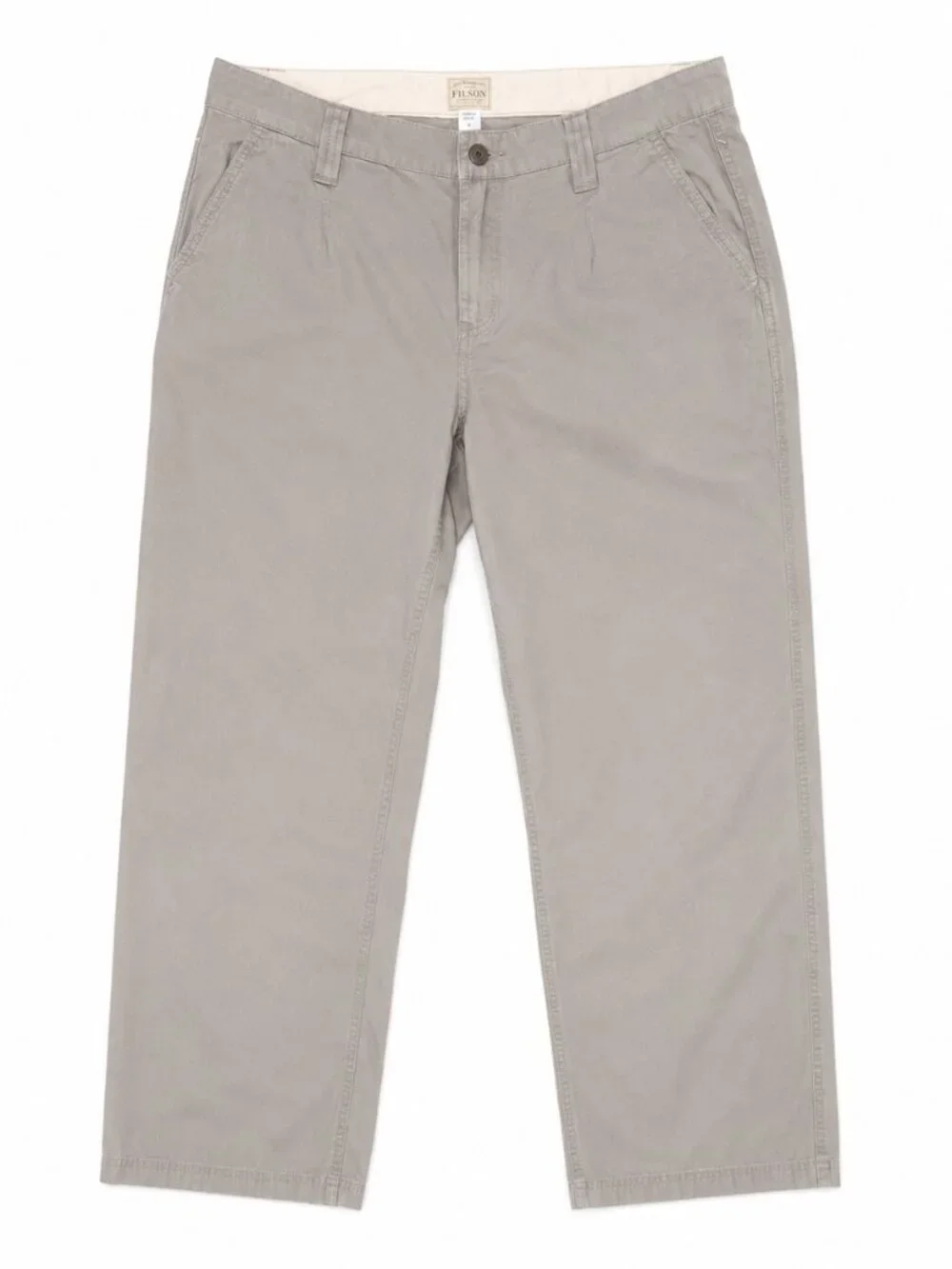 Filson Women’s Utility Pants Size 8 Taupe Gray Straight Leg Workwear 30W 30L